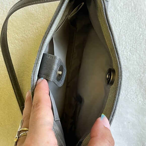 Metallic Silver Mini Shoulder Bag - Picture 6 of 6